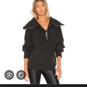 Varley vine quarter  zip sweatshirt